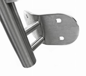 Montage latéral du poteau fi 42.4mm - 135 ° AISI 304 SATIN