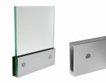Profil en aluminium pour verre - montage latéral 5m