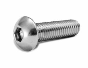 Vis M6 x 10mm Vis Allen bombée, A2