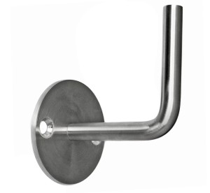 Fixation mur-main courante à souder, AISI 304, brossé