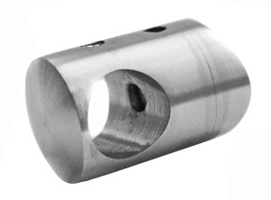 Support de barre pour tube 12 mm/50,8 mm, AISI 304, brosé