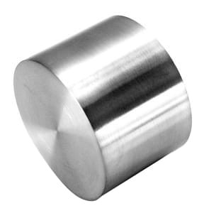 Embout main courante 42,4 mm, AISI 304, brossé