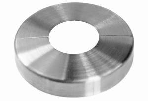 Cache divisé en 2 parties 105/42,4mm, AISI 316, Brossé 