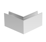 Cornière d'angle 90*  pour Profil ETP.007.01.AL.A,  Alu Anodisé 