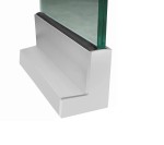 Embout droit pour profilé + couverture ETP.002.03.AL.A, aluminium anodisé