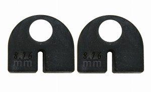 Cales pour verre 6,76 mm pour pinces 40x50 mm 