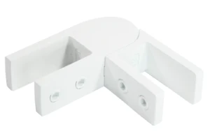 Pince avec réglage de l'angle, 16.76-21.52mm, AISI 316, RAL 9003