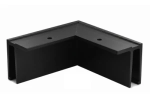 Cornière externe, aluminium ETP.002.03.AL.A , Anodisé RAL 9005